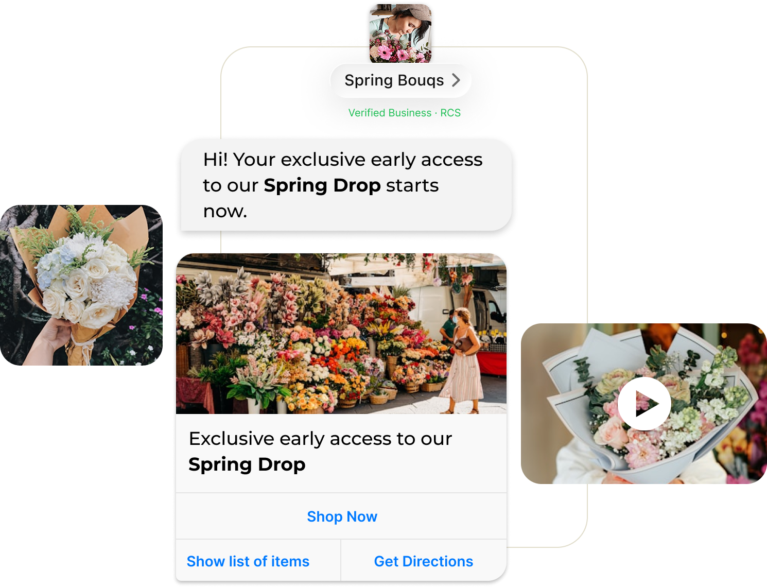 RCS rich media messaging example